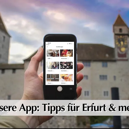 Apartment 12 Fewos Im Jugendstilhaus Mit Aufzug, Terrasse, Kingsize-bett, Smart-tv, Etc Erfurt